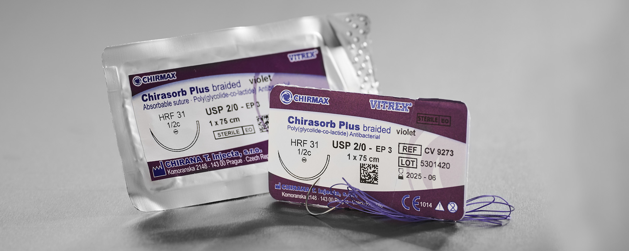 SUTURE VITREX CHIRASORB PLUS