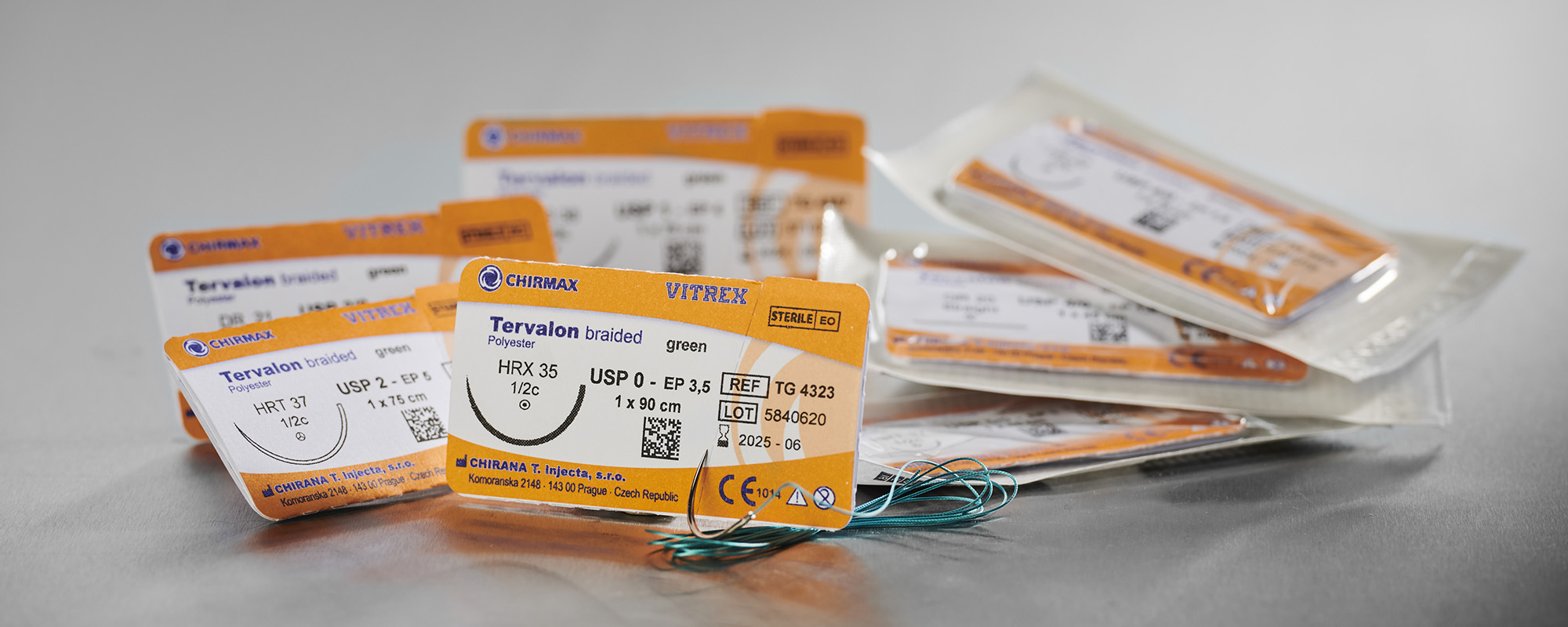 SUTURE VITREX TERVALON